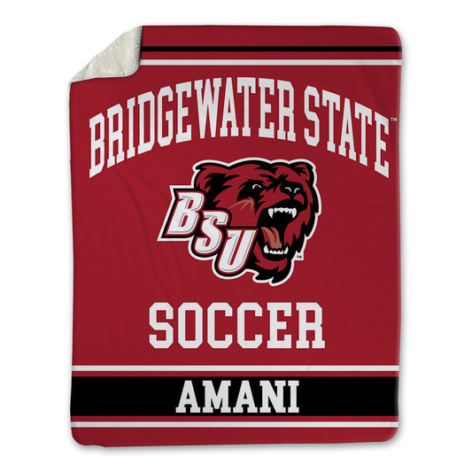 BSU - NCAA Men's Soccer : Francois Amani - Blanket-0