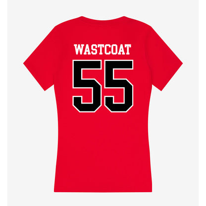 BSU - NCAA Football : Noah Wastcoat - Classic Shersey Women's V-Neck T-Shirt-1