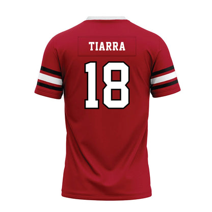 BSU - NCAA Football : Davis Tiarra - Red Premium Football Jersey-1