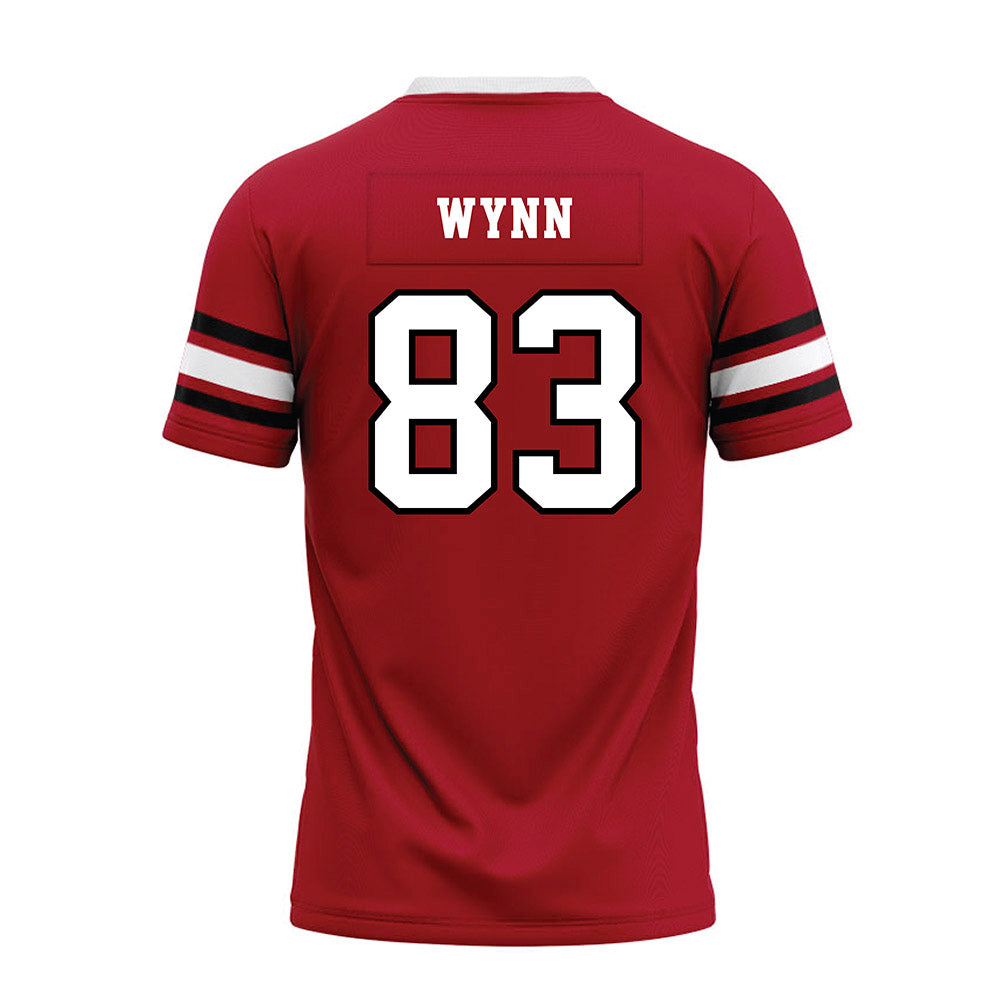 BSU - NCAA Football : Mike Wynn - Red Premium Football Jersey-1