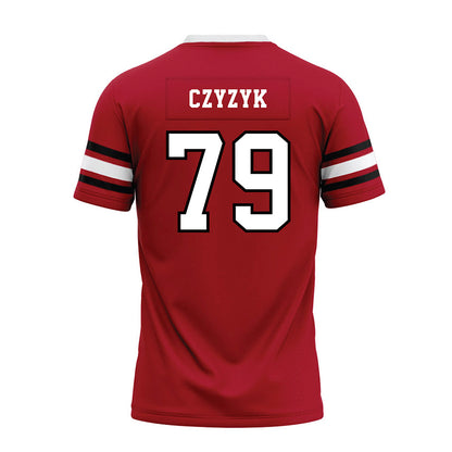 BSU - NCAA Football : Blake Czyzyk - Red Premium Football Jersey-1