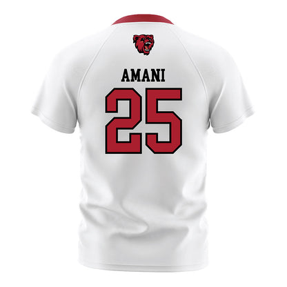 BSU - NCAA Men's Soccer : Francois Amani - White Soccer Jersey-1