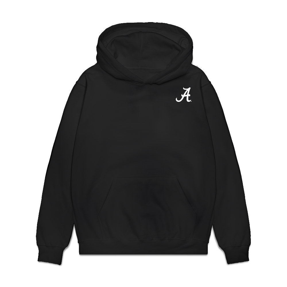 Alabama - NCAA Football : Ty Simpson - Collage Premium Hooded Sweatshirt-0