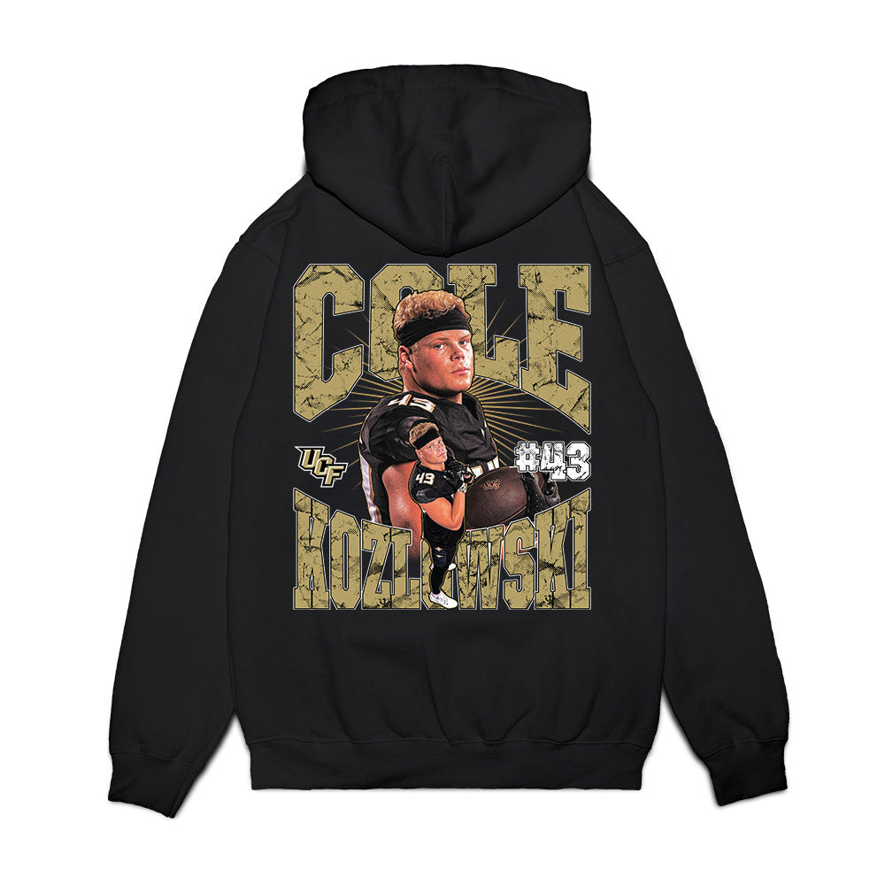 Central Florida - NCAA Football : Cole Kozlowski - Collage Premium Hooded Sweatshirt-1