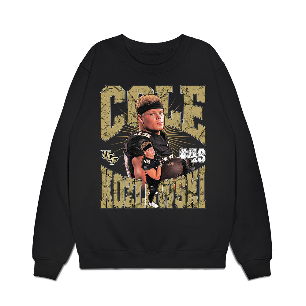 Central Florida - NCAA Football : Cole Kozlowski - Collage Premium Crewneck Sweatshirt-0
