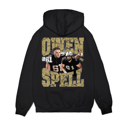 Central Florida - NCAA Football : Owen Spell - Collage Premium Hooded Sweatshirt-1