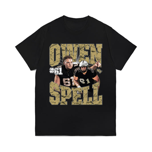 Central Florida - NCAA Football : Owen Spell - Collage Comfort Colors T-Shirt-0