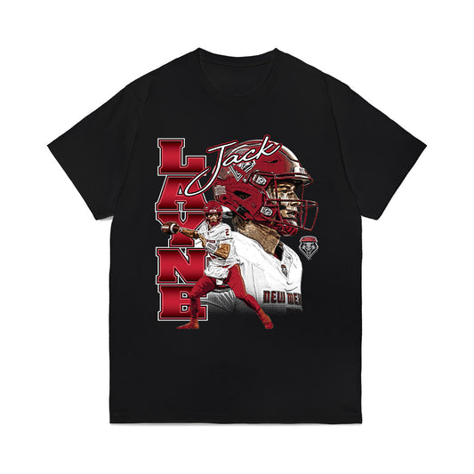 New Mexico - NCAA Football : Jack Layne - Graphic Comfort Colors T-Shirt-0