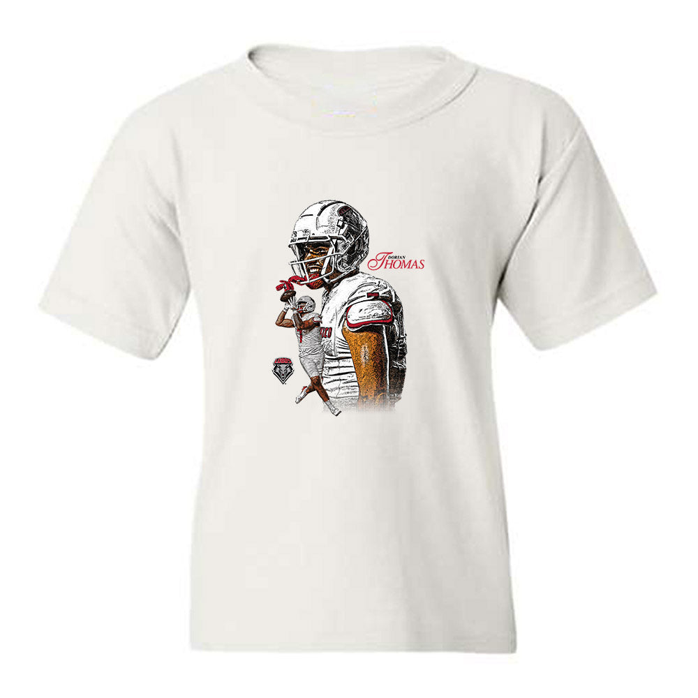 New Mexico - NCAA Football : Dorian Thomas - Graphic Youth T-Shirt-0