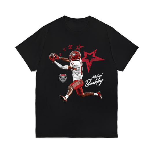 New Mexico - NCAA Football : Michael Buckley - Graphic Comfort Colors T-Shirt-0