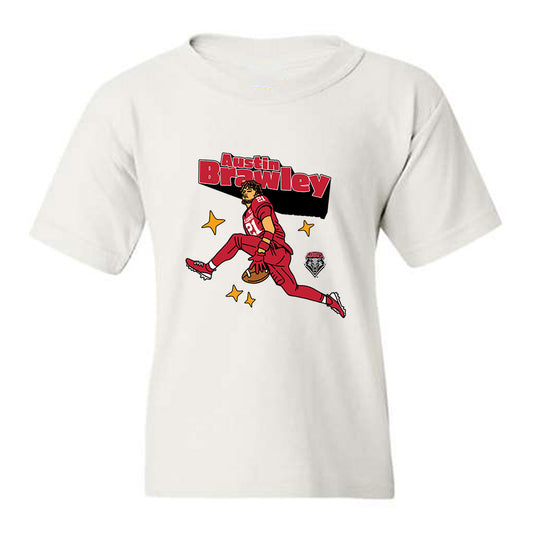 New Mexico - NCAA Football : Austin Brawley - Graphic Youth T-Shirt-0
