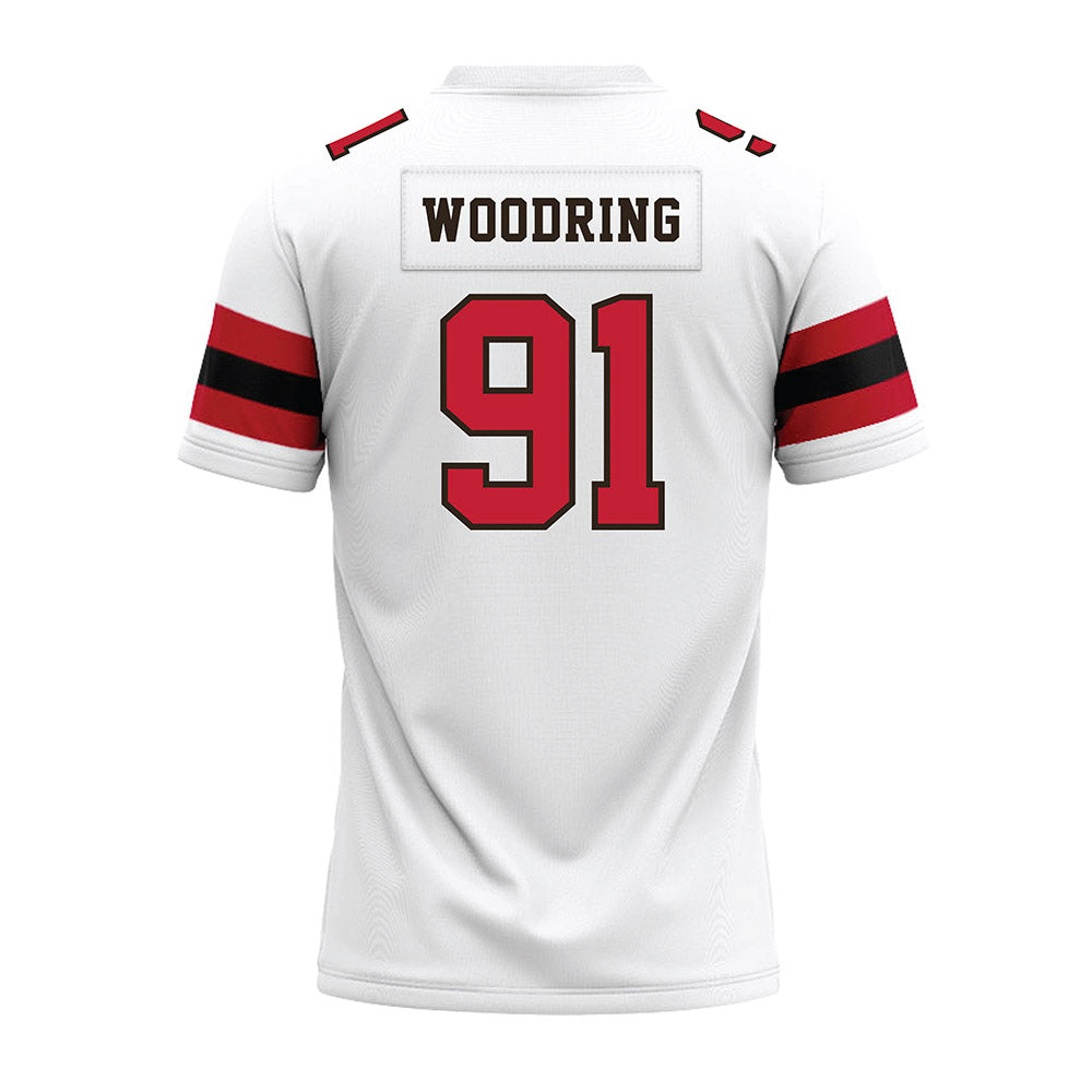 Georgia - NCAA Football : Peyton Woodring - White Premium Football Jersey-1