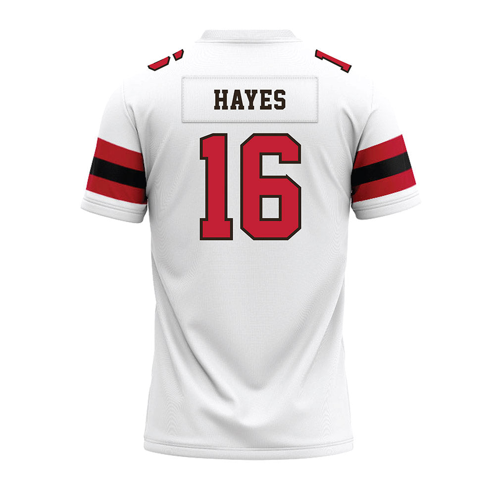 Georgia - NCAA Football : Mo Hayes - White Premium Football Jersey-1