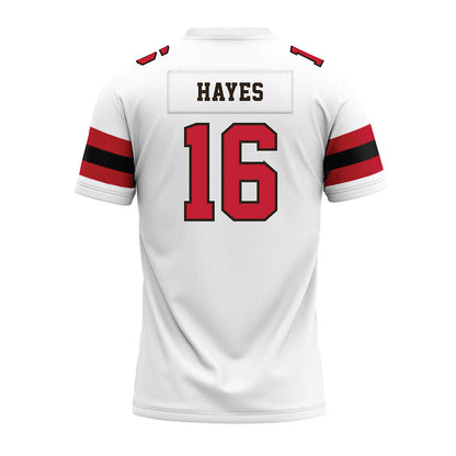 Georgia - NCAA Football : Mo Hayes - White Premium Football Jersey-1