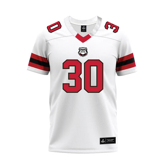 Georgia - NCAA Football : Gannon Hearst - White Premium Football Jersey-0