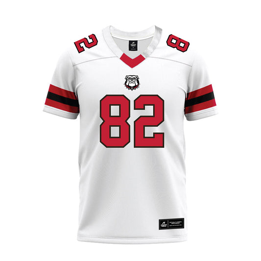 Georgia - NCAA Football : Colton Heinrich - White Premium Football Jersey-0