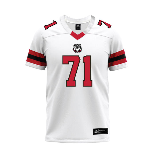 Georgia - NCAA Football : Earnest Greene III - White Premium Football Jersey-0