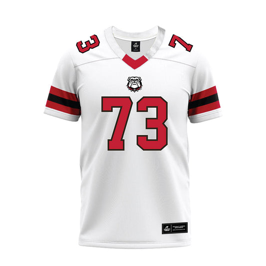 Georgia - NCAA Football : Juan Gaston Jr - White Premium Football Jersey-0
