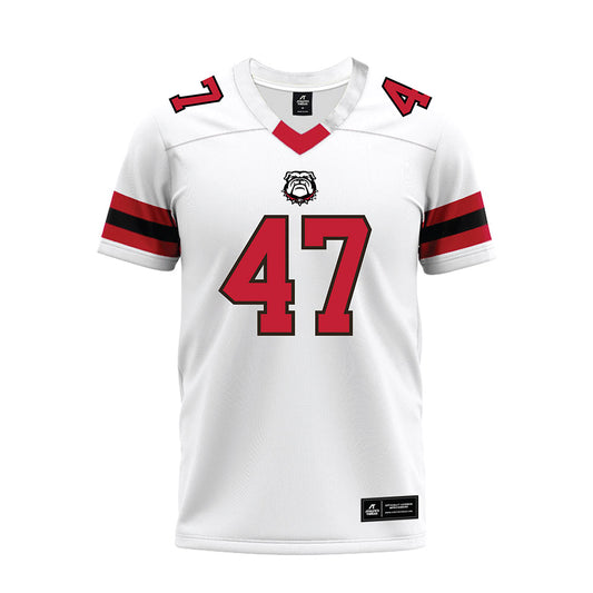 Georgia - NCAA Football : Clayton Hood - White Premium Football Jersey-0