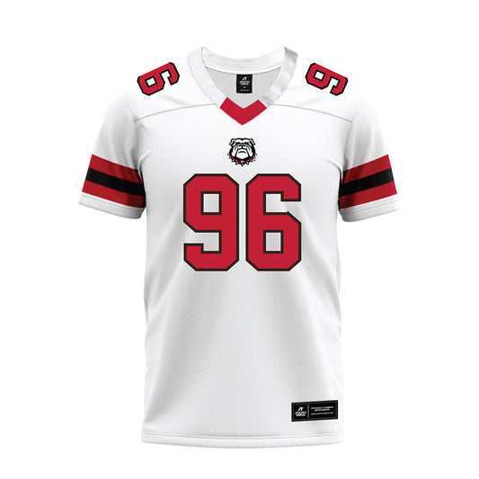 Georgia - NCAA Football : JJ Hanne - White Premium Football Jersey-0