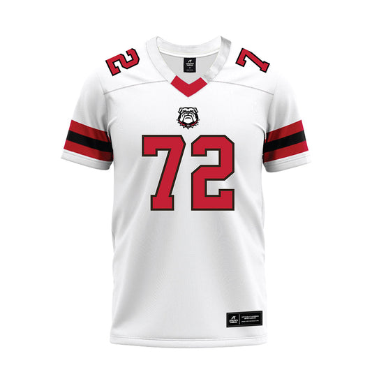 Georgia - NCAA Football : Jamal Meriweather - White Premium Football Jersey-0