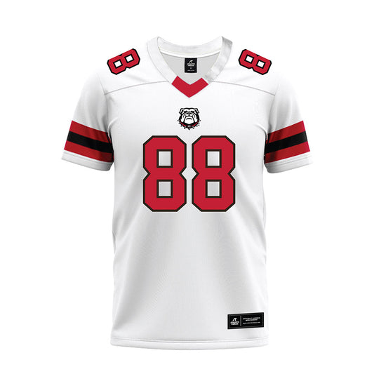 Georgia - NCAA Football : Thomas Blackshear - White Premium Football Jersey-0