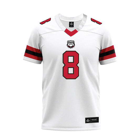 Georgia - NCAA Football : Joenel Aguero - White Premium Football Jersey-0