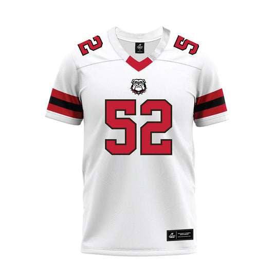 Georgia - NCAA Football : Michael Uini - White Premium Football Jersey-0