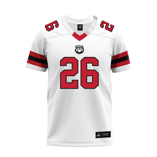 Georgia - NCAA Football : Daniel Okonkwo - White Premium Football Jersey-0