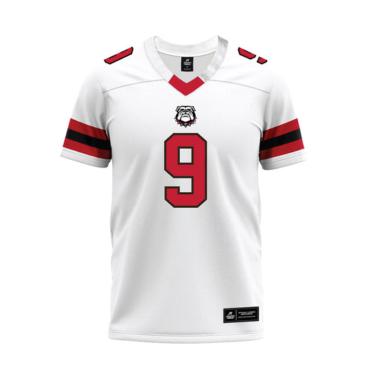 Georgia - NCAA Football : Chris Cole - White Premium Football Jersey-0