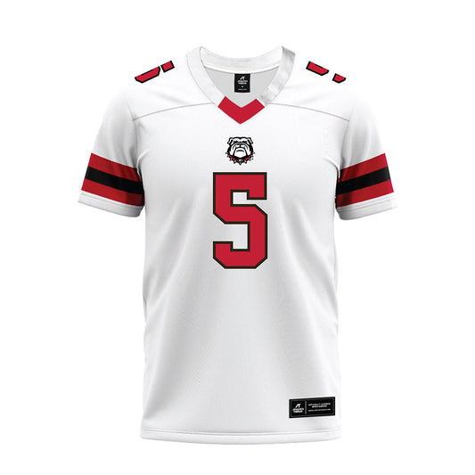Georgia - NCAA Football : Raylen Wilson - White Premium Football Jersey-0