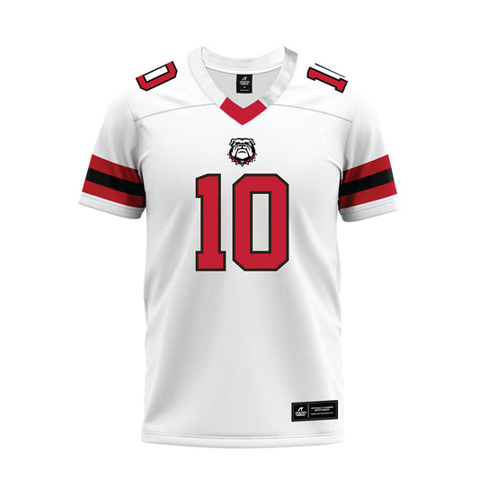 Georgia - NCAA Football : Elyiss Williams - White Premium Football Jersey-0