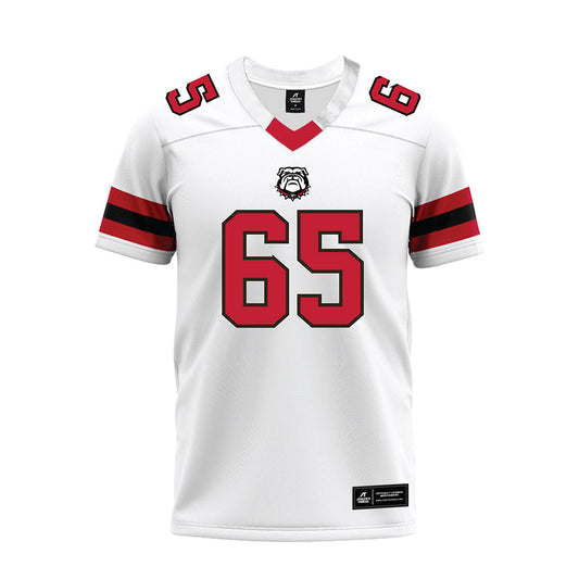 Georgia - NCAA Football : Dennis Uzochukwu - White Premium Football Jersey-0