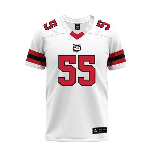 Georgia - NCAA Football : London Seymour - White Premium Football Jersey-0