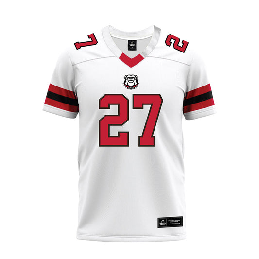 Georgia - NCAA Football : Chris Peal - White Premium Football Jersey-0