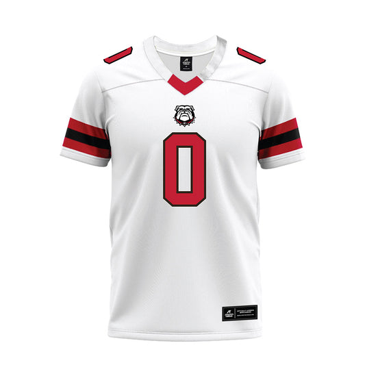 Georgia - NCAA Football : Gabe Harris Jr - White Premium Football Jersey-0