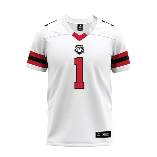 Georgia - NCAA Football : Ellis Robinson IV - White Premium Football Jersey-0