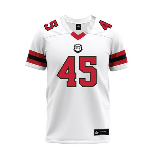 Georgia - NCAA Football : Eli Barrow - White Premium Football Jersey-0