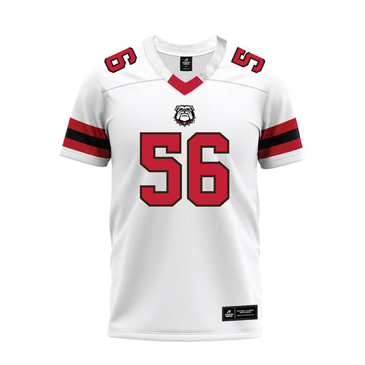 Georgia - NCAA Football : Nasir Johnson - White Premium Football Jersey-0