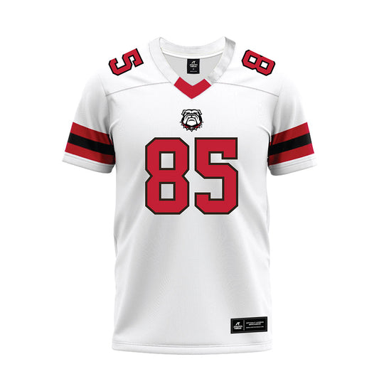 Georgia - NCAA Football : Chase Linton - White Premium Football Jersey-0