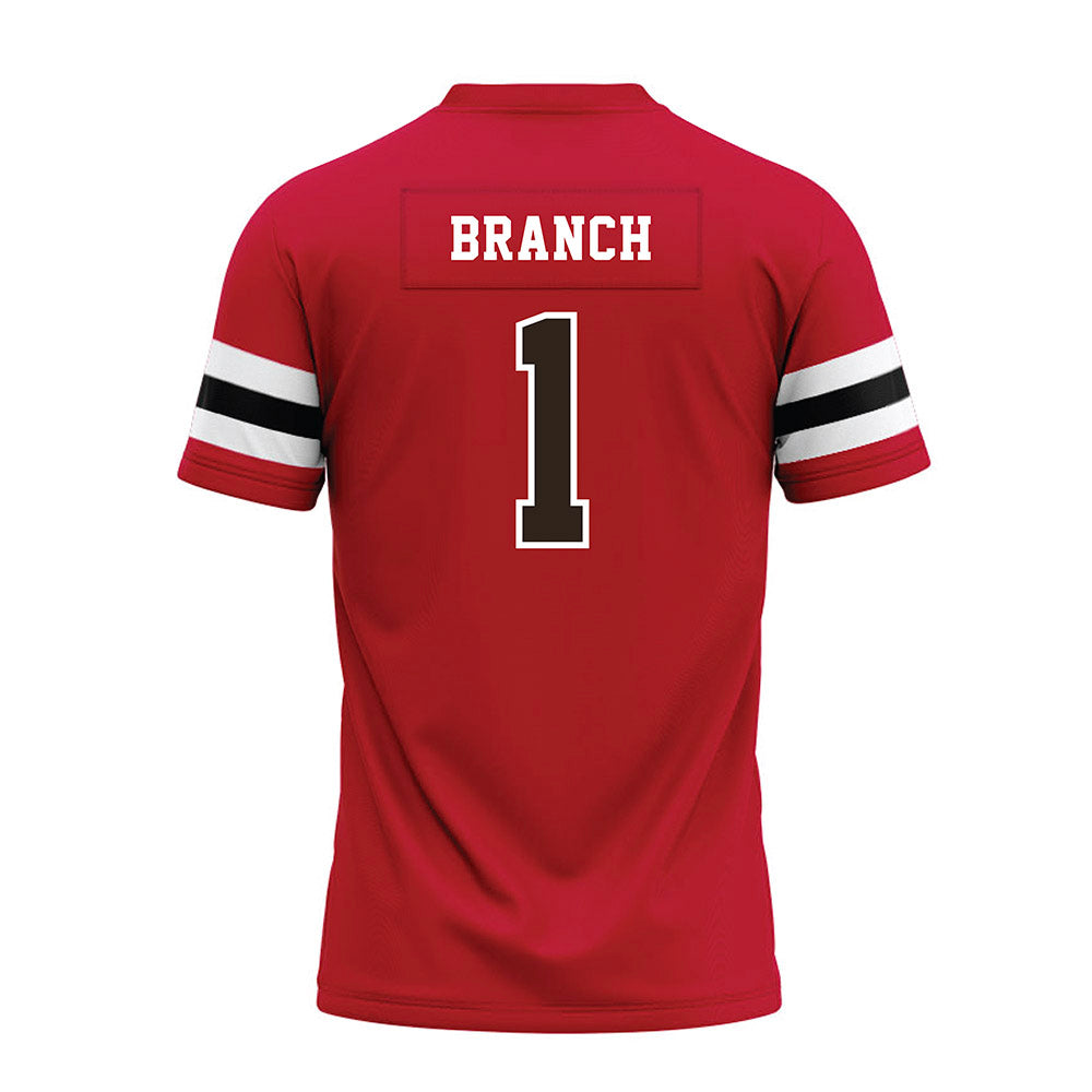 Georgia - NCAA Football : Zachariah Branch - Red Premium Football Jersey-1