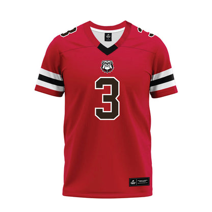Georgia - NCAA Football : Nate Frazier Jr - Red Premium Football Jersey-0