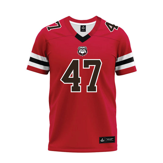 Georgia - NCAA Football : Clayton Hood - Red Premium Football Jersey-0