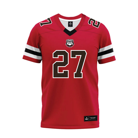 Georgia - NCAA Football : Rasean Dinkins - Red Premium Football Jersey-0