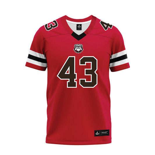 Georgia - NCAA Football : Ali Hall - Red Premium Football Jersey-0