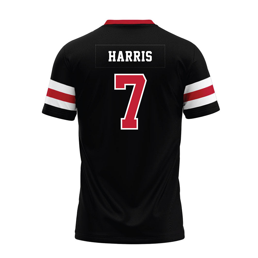 Georgia - NCAA Football : Daniel Harris - Black Premium Football Jersey-1