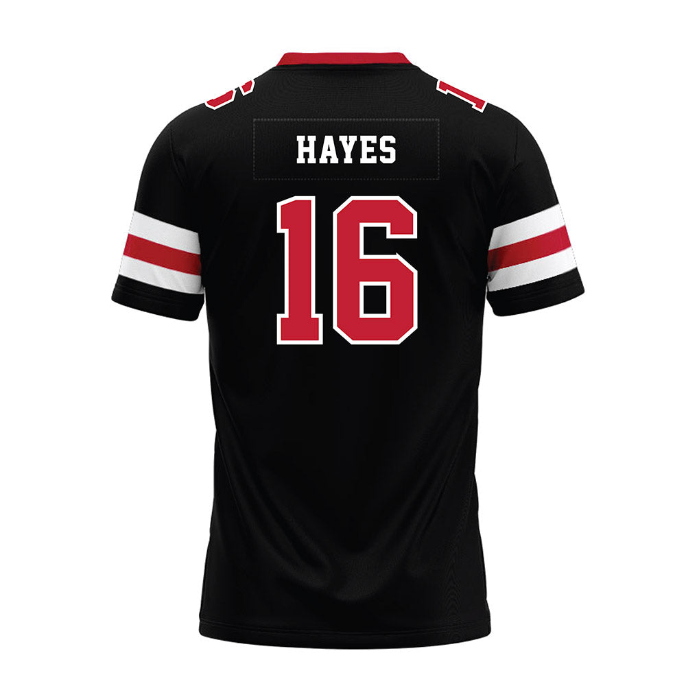 Georgia - NCAA Football : Mo Hayes - Black Premium Football Jersey-1