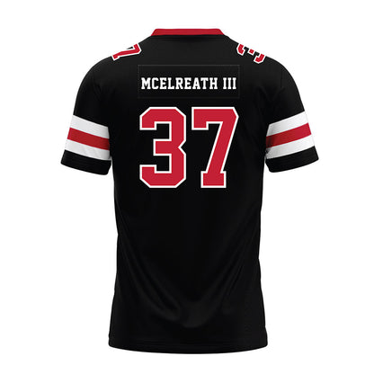 Georgia - NCAA Football : Benjamin McElreath III - Black Premium Football Jersey-1