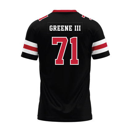 Georgia - NCAA Football : Earnest Greene III - Black Premium Football Jersey-1