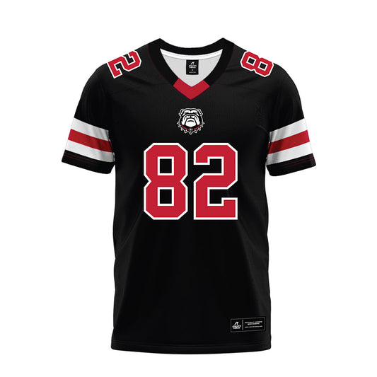 Georgia - NCAA Football : Colton Heinrich - Black Premium Football Jersey-0